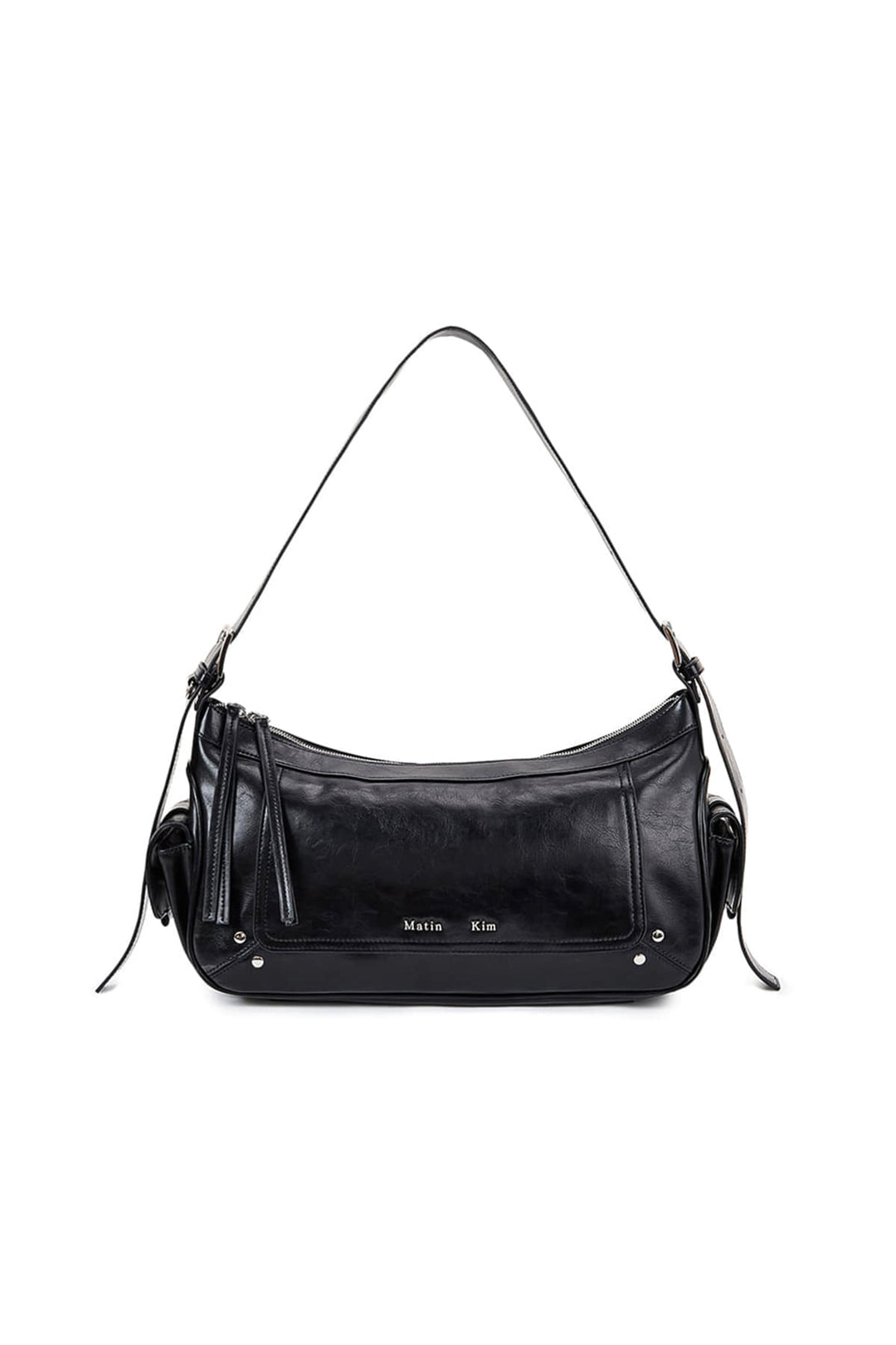 Matin Kim Rivet Point Quad Shoulder Bag — Black