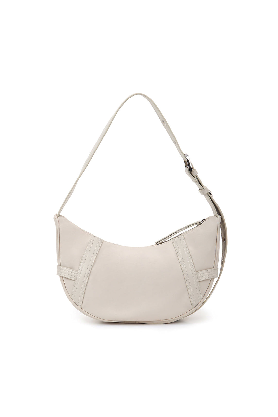 Matin Kim Fabric Arc Hobo Bag — Light Grey
