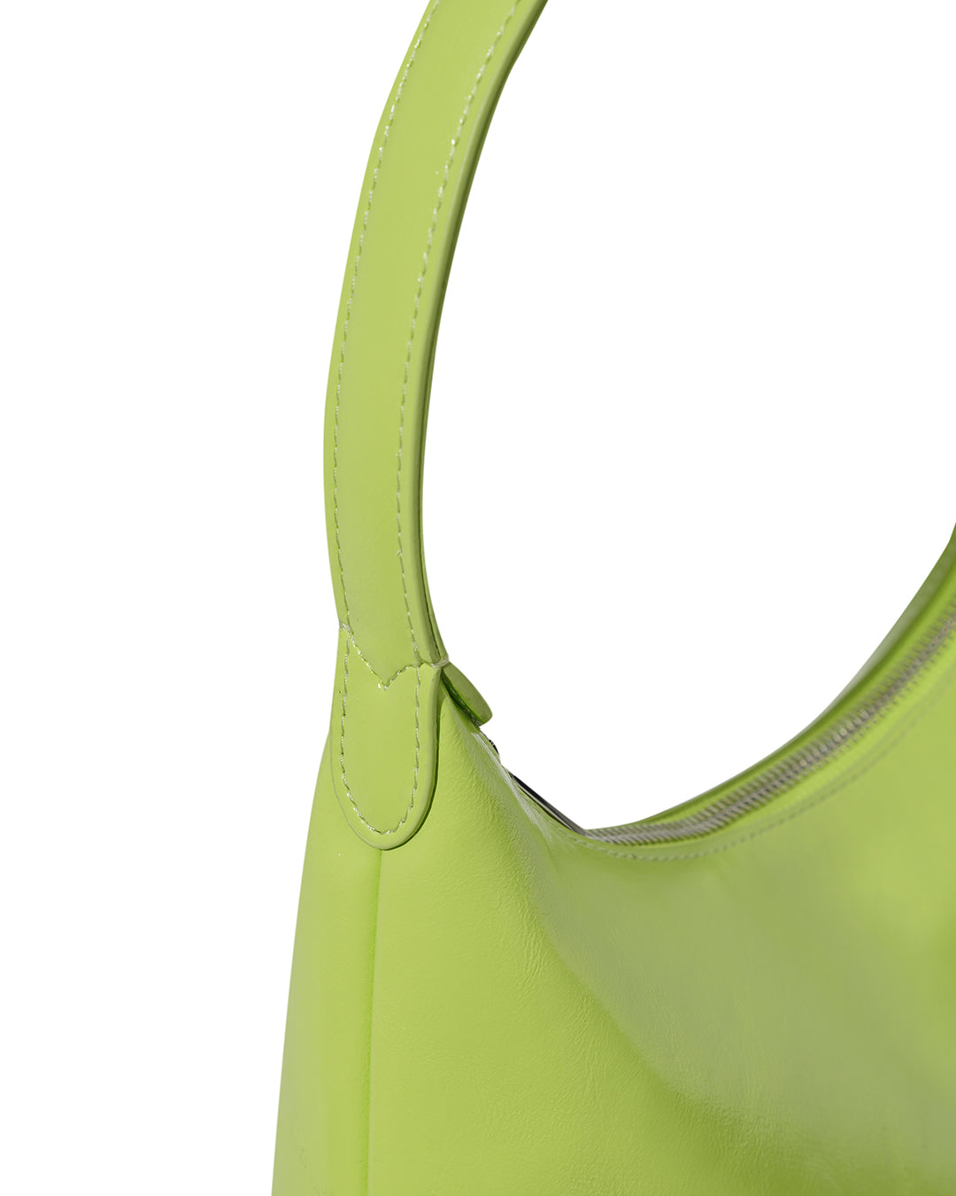 Stand Oil Plump Bag — Triangle Shoulder — Lime