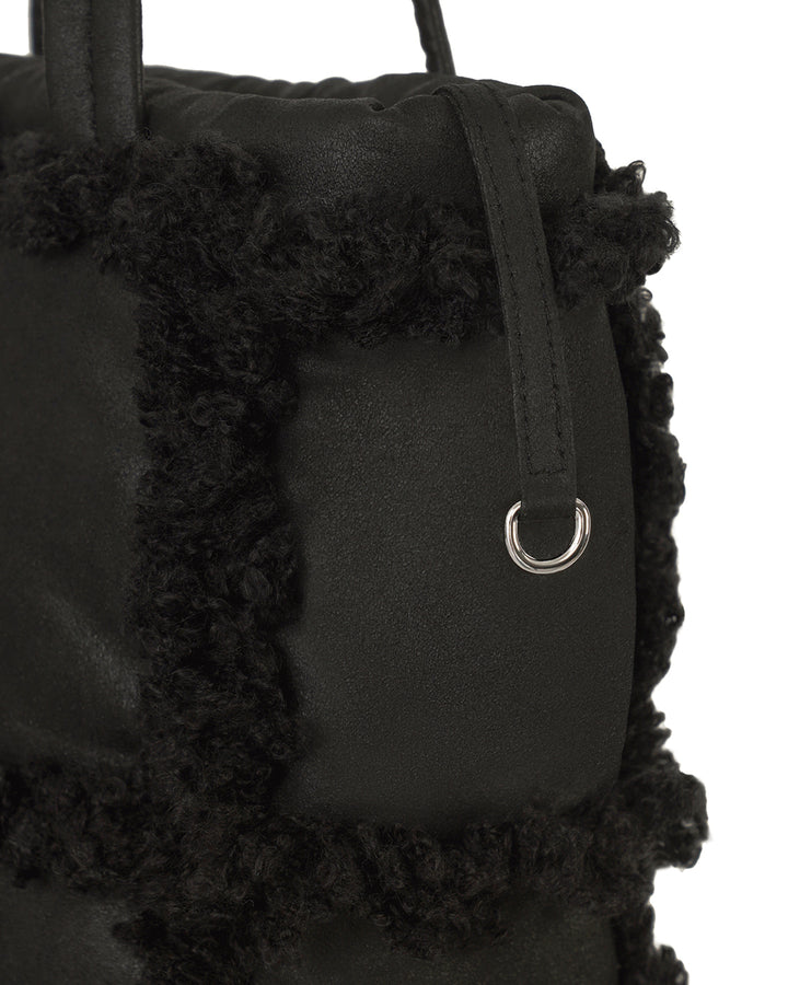 Stand Oil Bubble Bag Mini — Fur Black