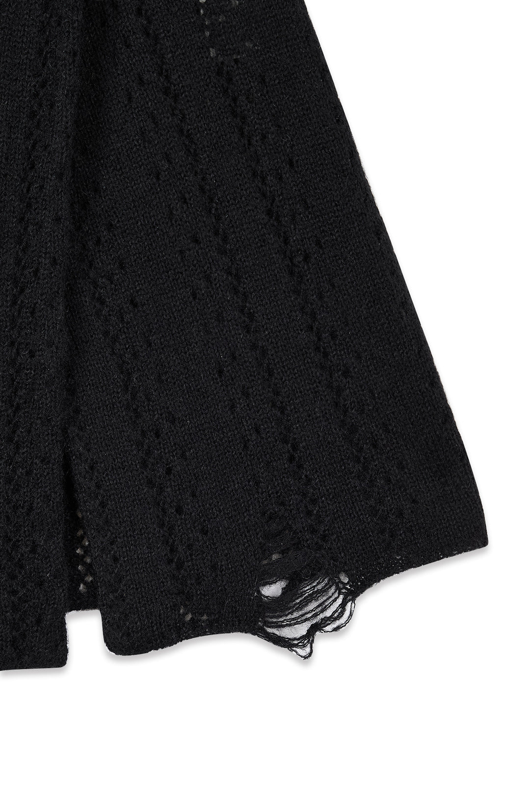 Matin Kim Punching Wrap Mini Skirt — Black