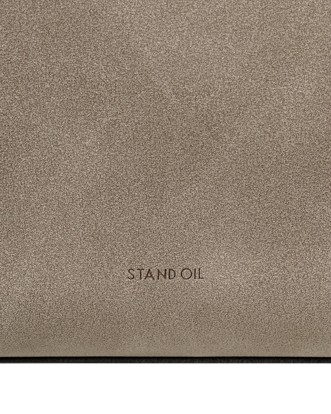 Stand Oil Seine Bag — Twisted Nubuck Crossbody — Taupe Combi