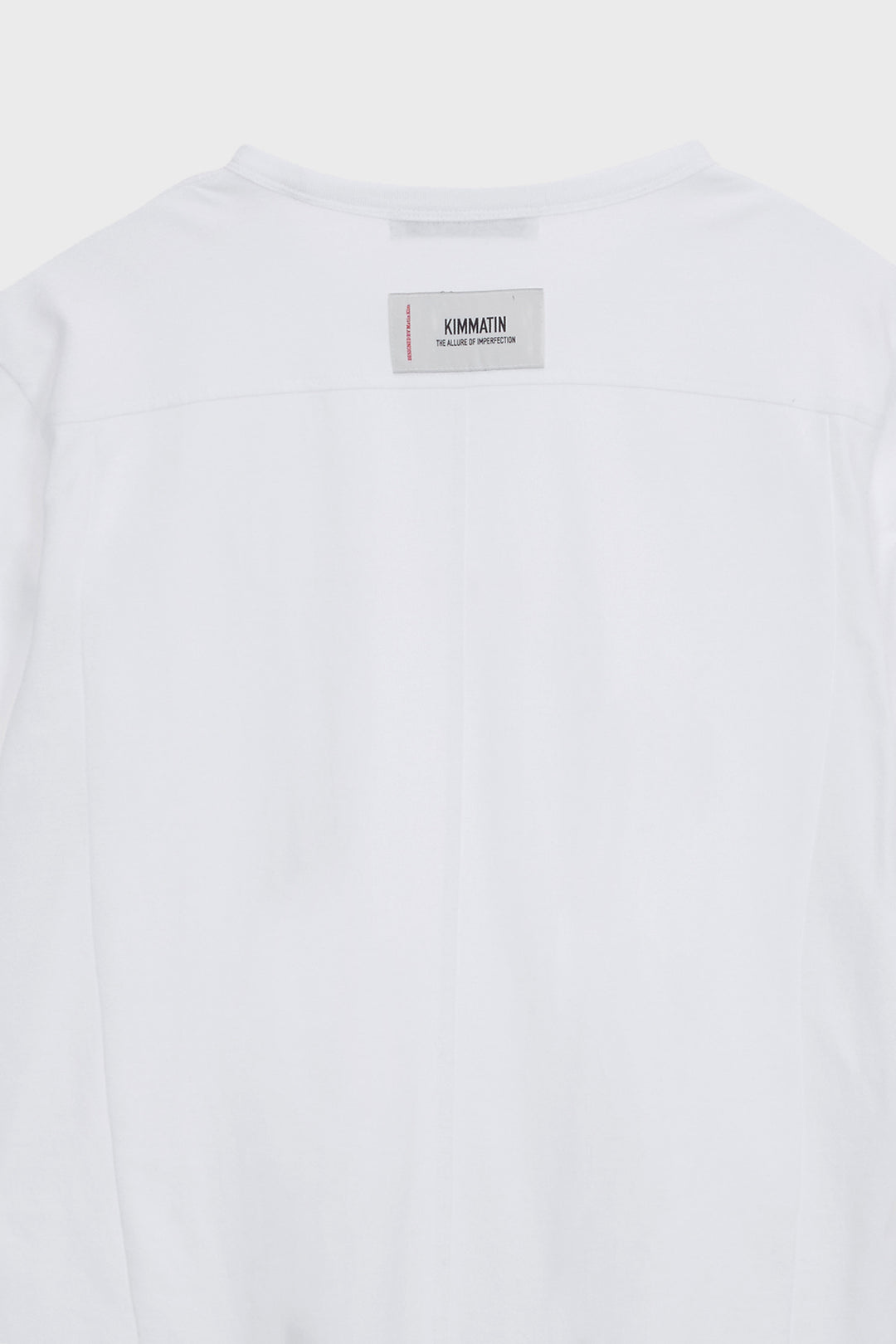 KIMMATIN Shoulder Hole Half Sleeve Top — White
