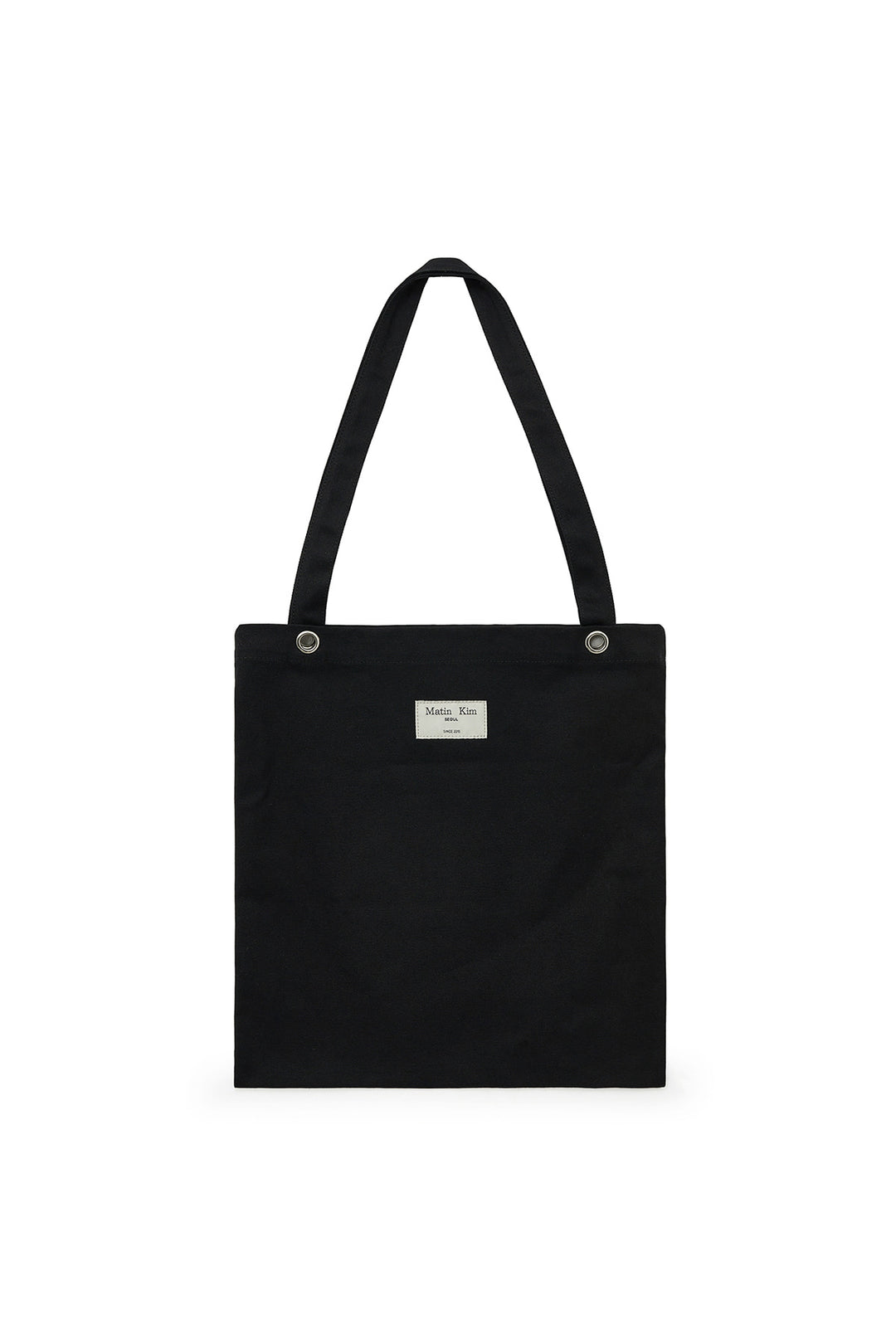 Matin Kim Logo Stud Ecobag — Black