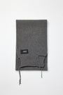 KIMMATIN Cut Out Wool Knit Muffler — Gray