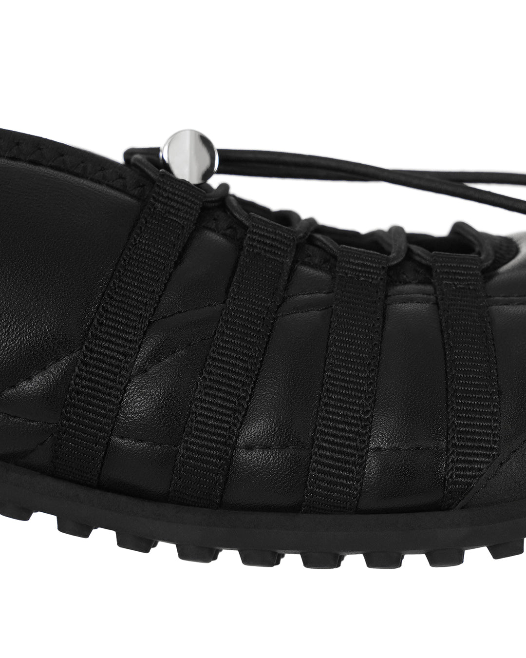 Stand Oil Tie Mary Jane Sneaker — Black
