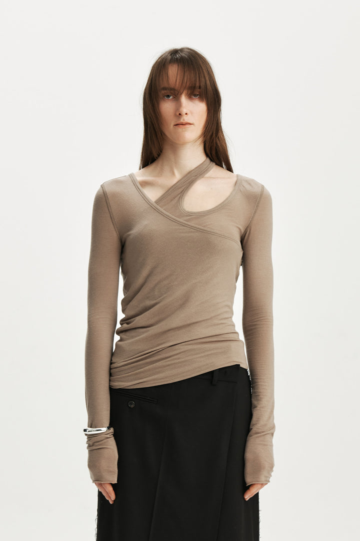 KIMMATIN Belted Double Jacket — Black