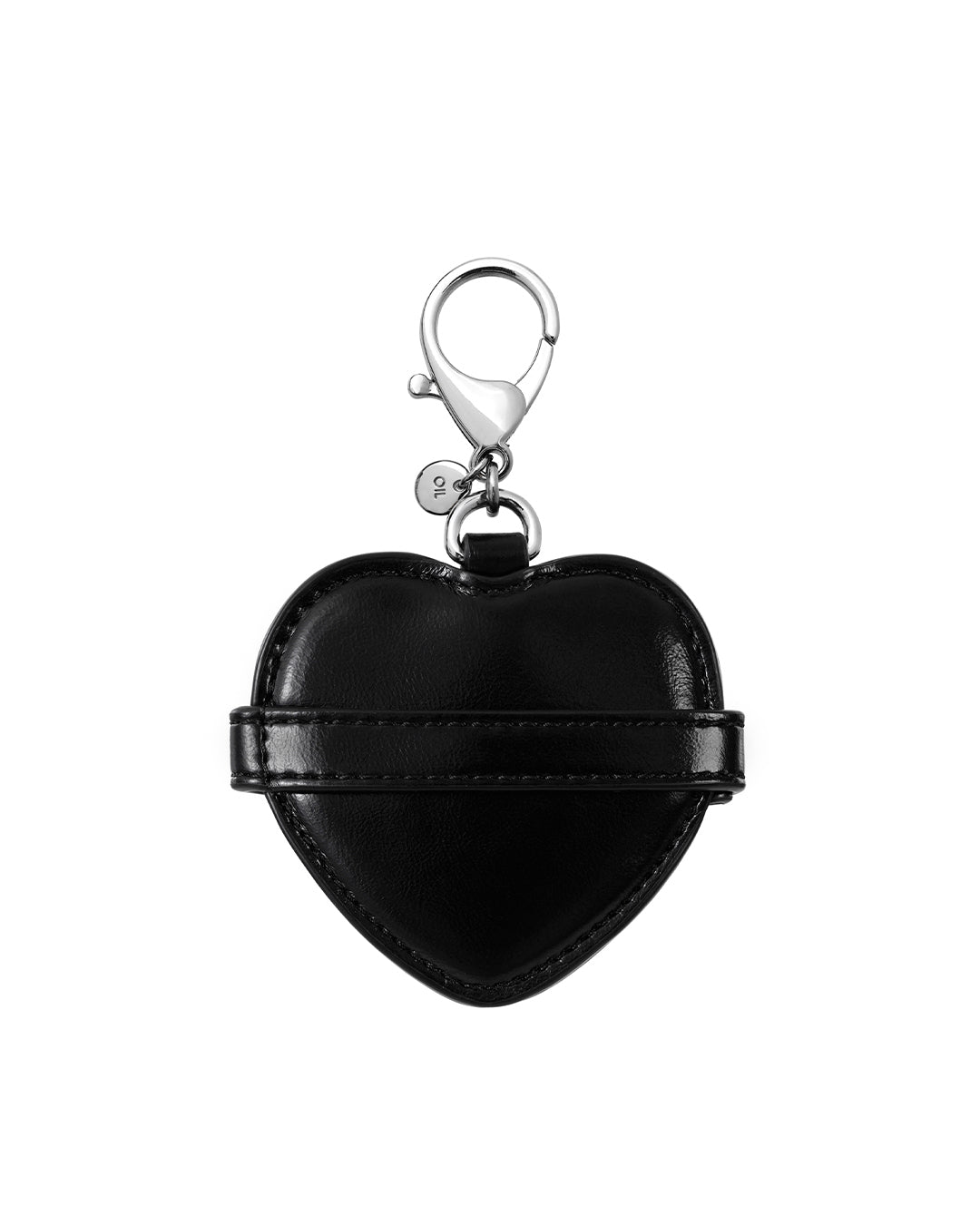 Stand Oil Belted Mirror Keyring — Black