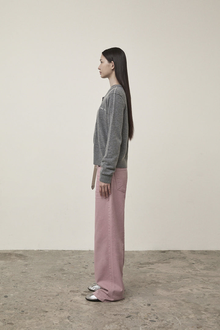 Matin Kim Color Point Washed Denim — Pink