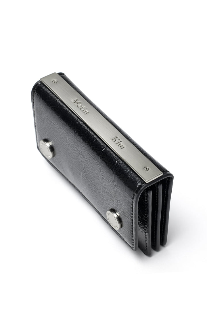 Matin Kim Pocketpack Accordion Wallet — Black