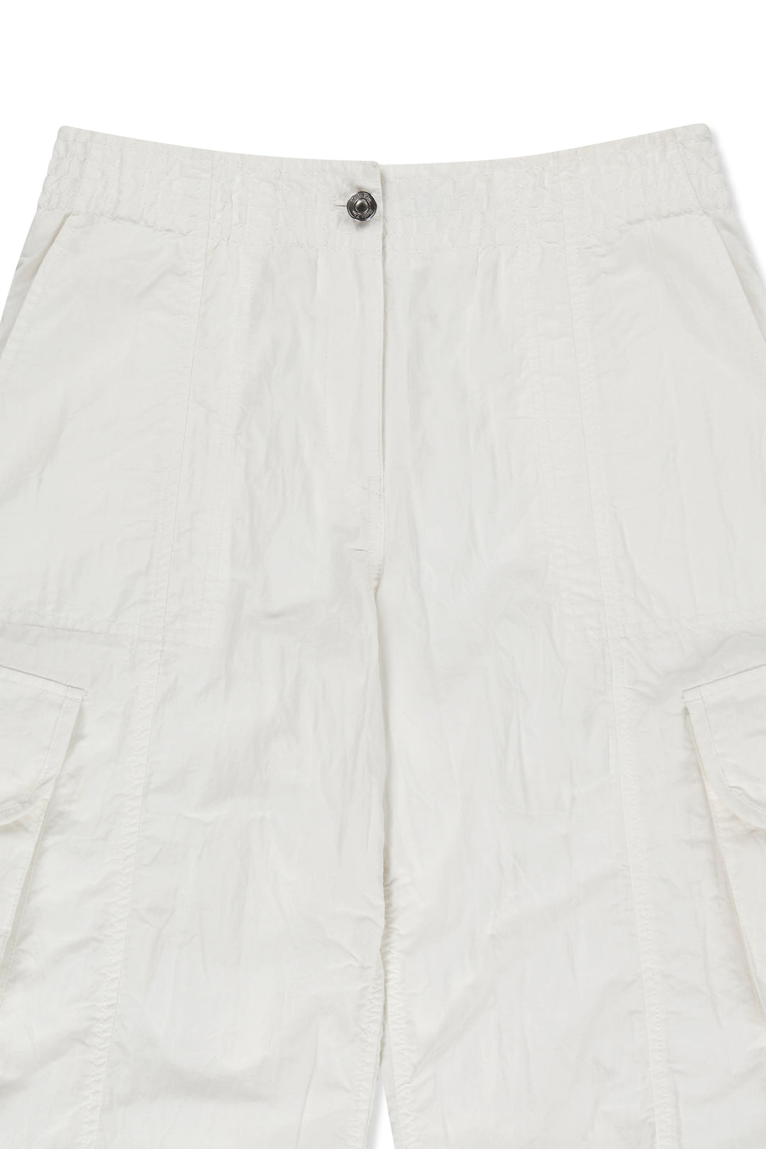 Matin Kim Crinkle Capri Pants — White