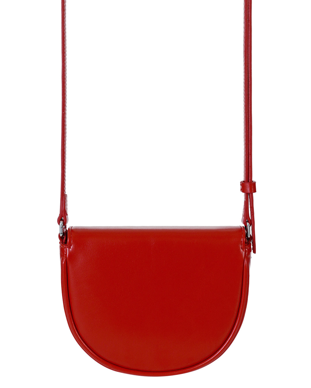 Stand Oil Mino Bag — Half Moon Crossbody — Red