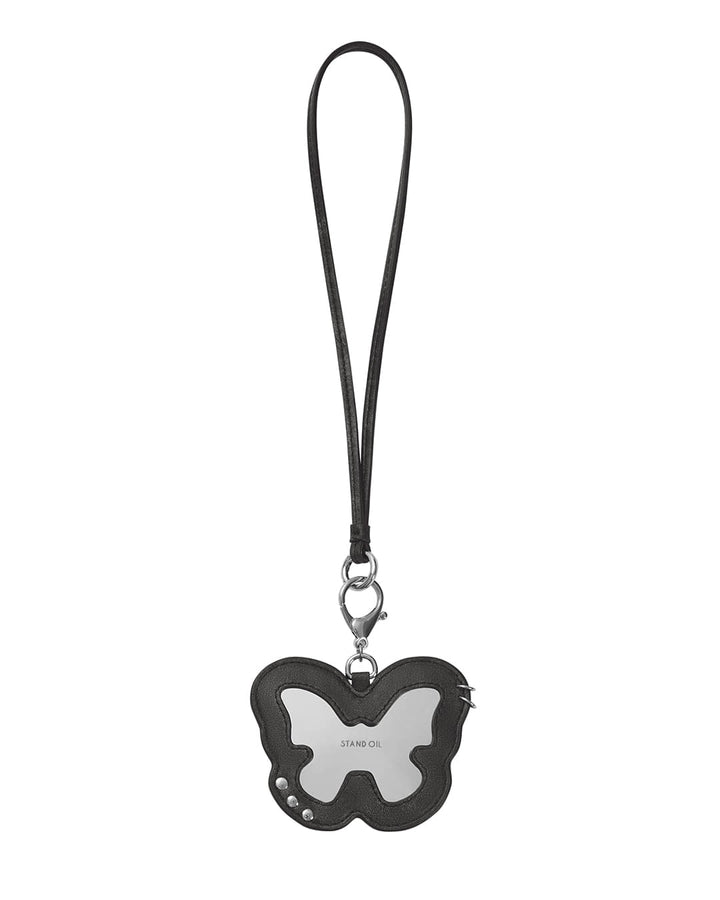 Stand Oil Fleeting Mirror Keyring — Black