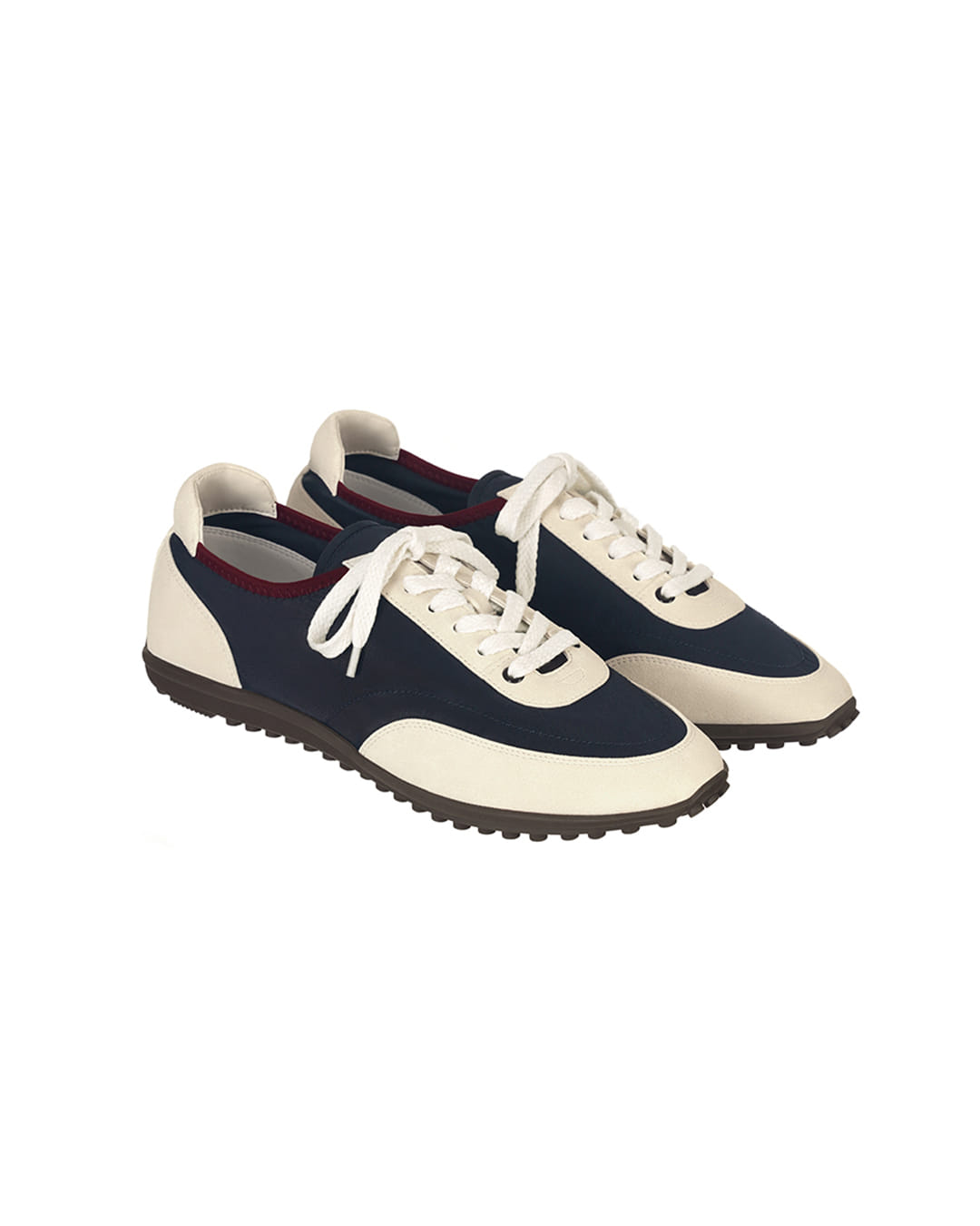 Stand Oil Sophie Flat Sneaker — Navy Combo