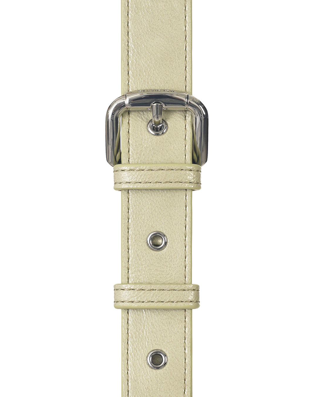 Stand Oil Tickle Bag — Glossy Half-Moon Crossbody — Olive