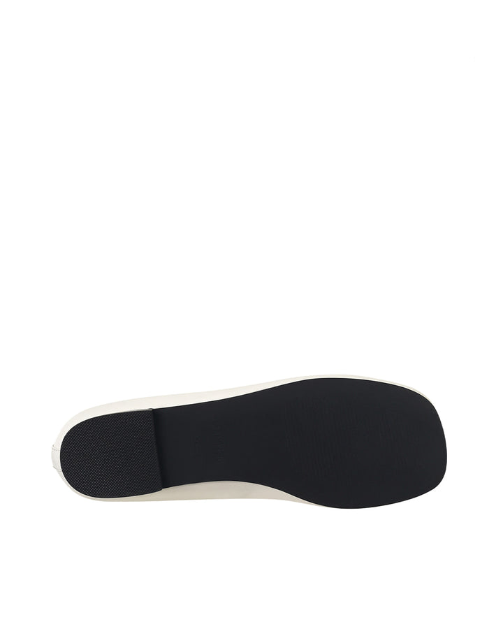 Stand Oil Faye Mary Jane — Semi-Square Flat — Cream