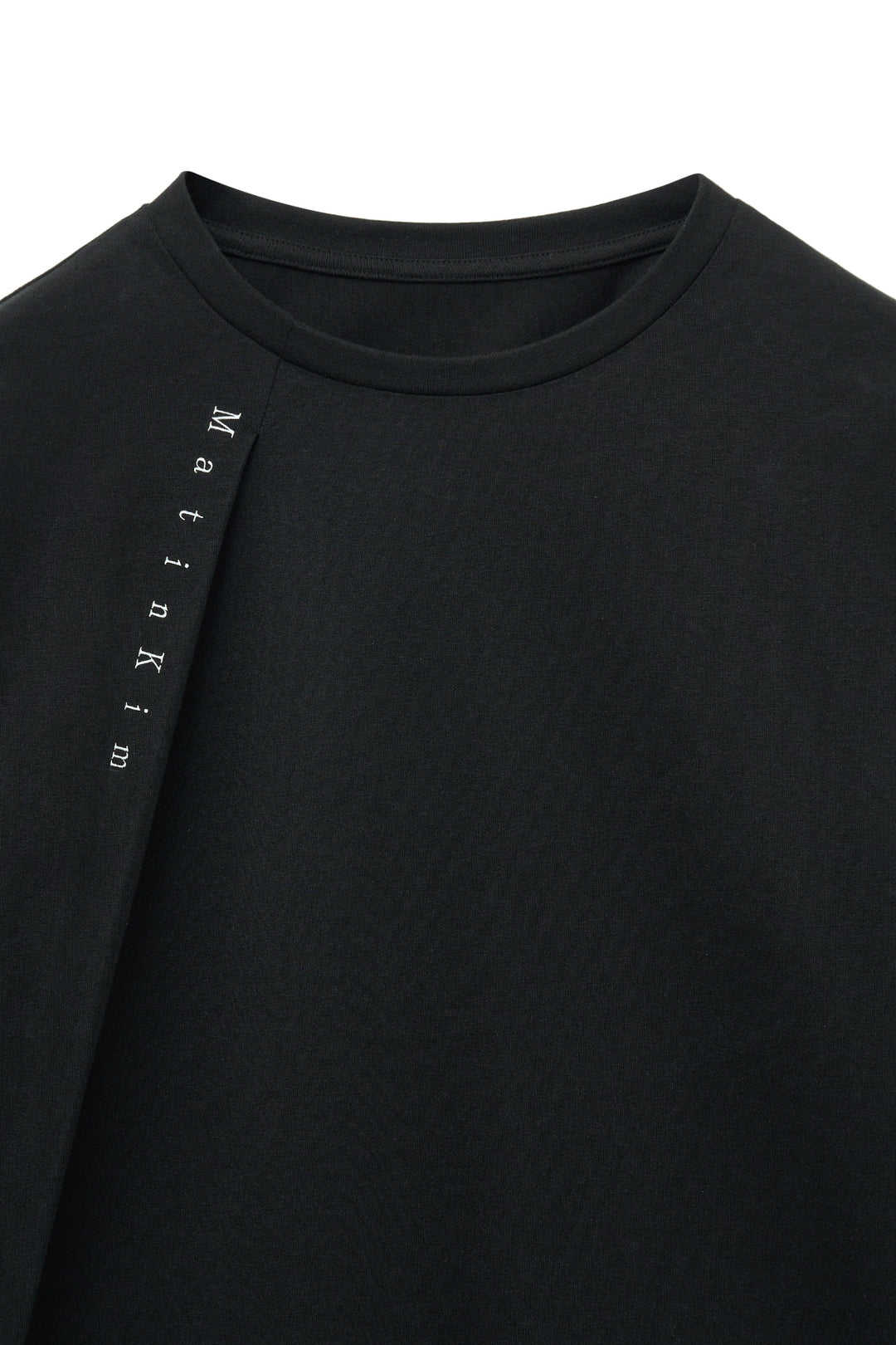 Matin Kim Tuck Point Long Sleeve Top — Black