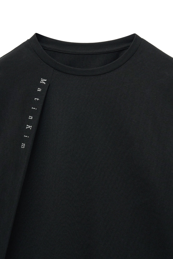 Matin Kim Tuck Point Long Sleeve Top — Black