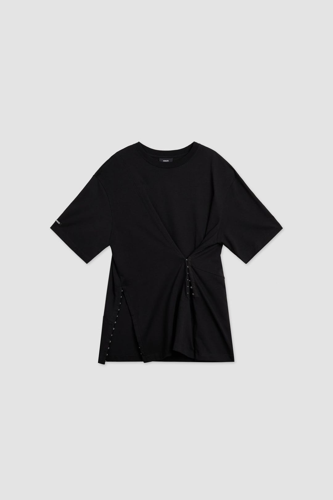 KIMMATIN Hook and Eye Point Two Way Top — Black