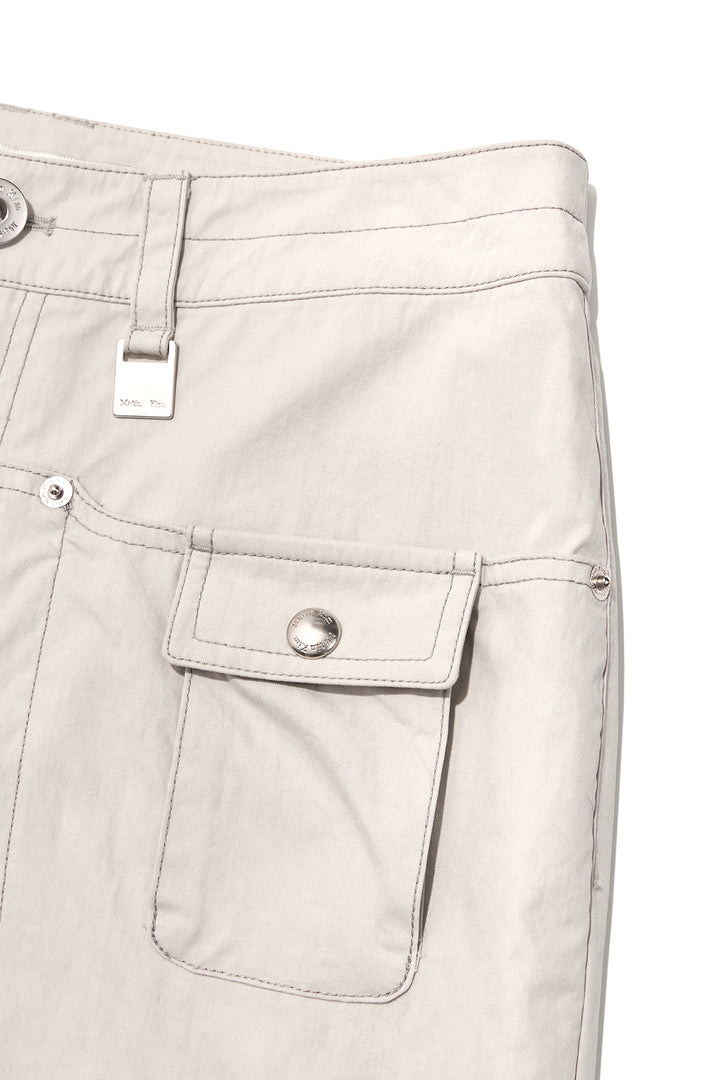 Matin Kim Snap Pocket Point Fatigue Pants — Gray