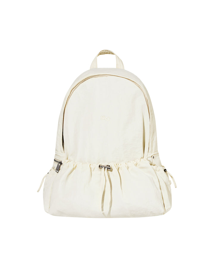 Stand Oil Tied Backpack — Cream