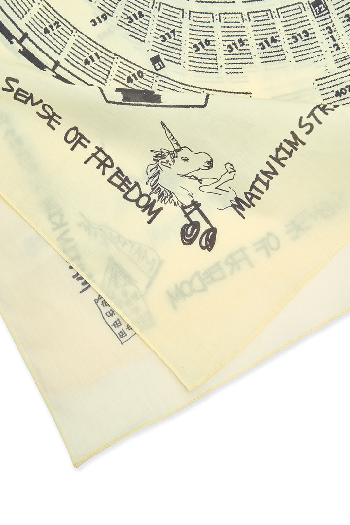 Matin Kim Logo Festa Bandana — Beige