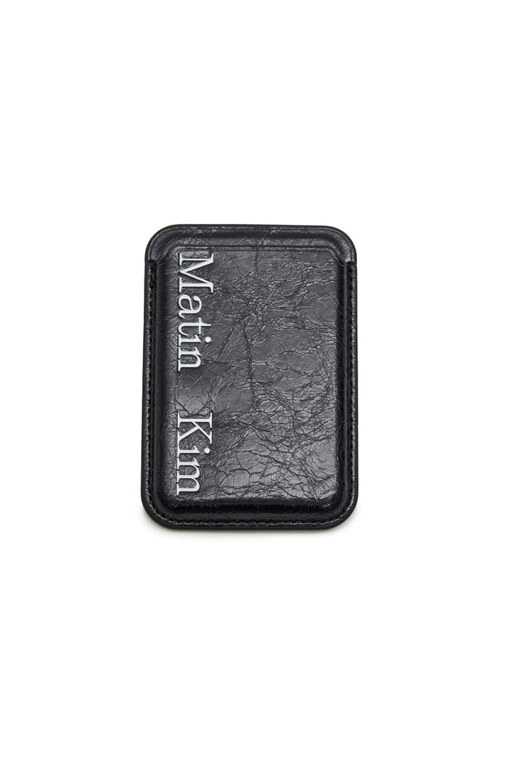 Matin Kim Magnetic Card Wallet — Black