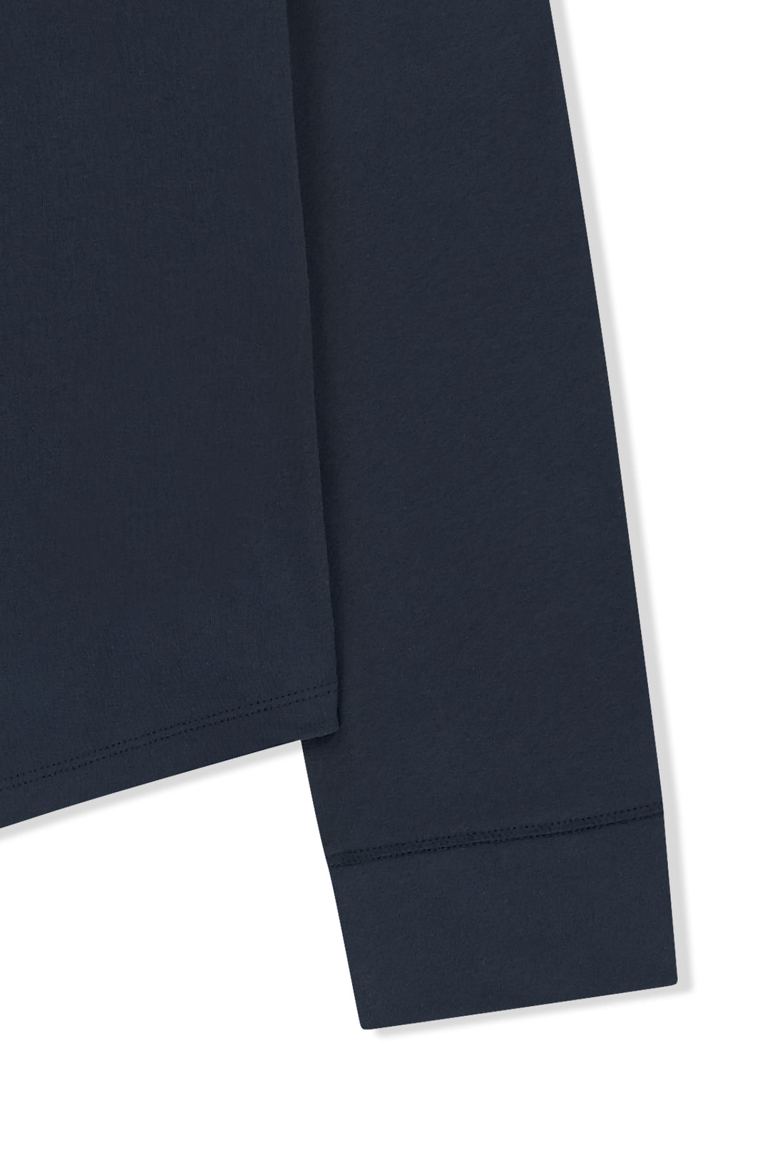 Matin Kim Asymmetric Button Closure Top — Navy blue
