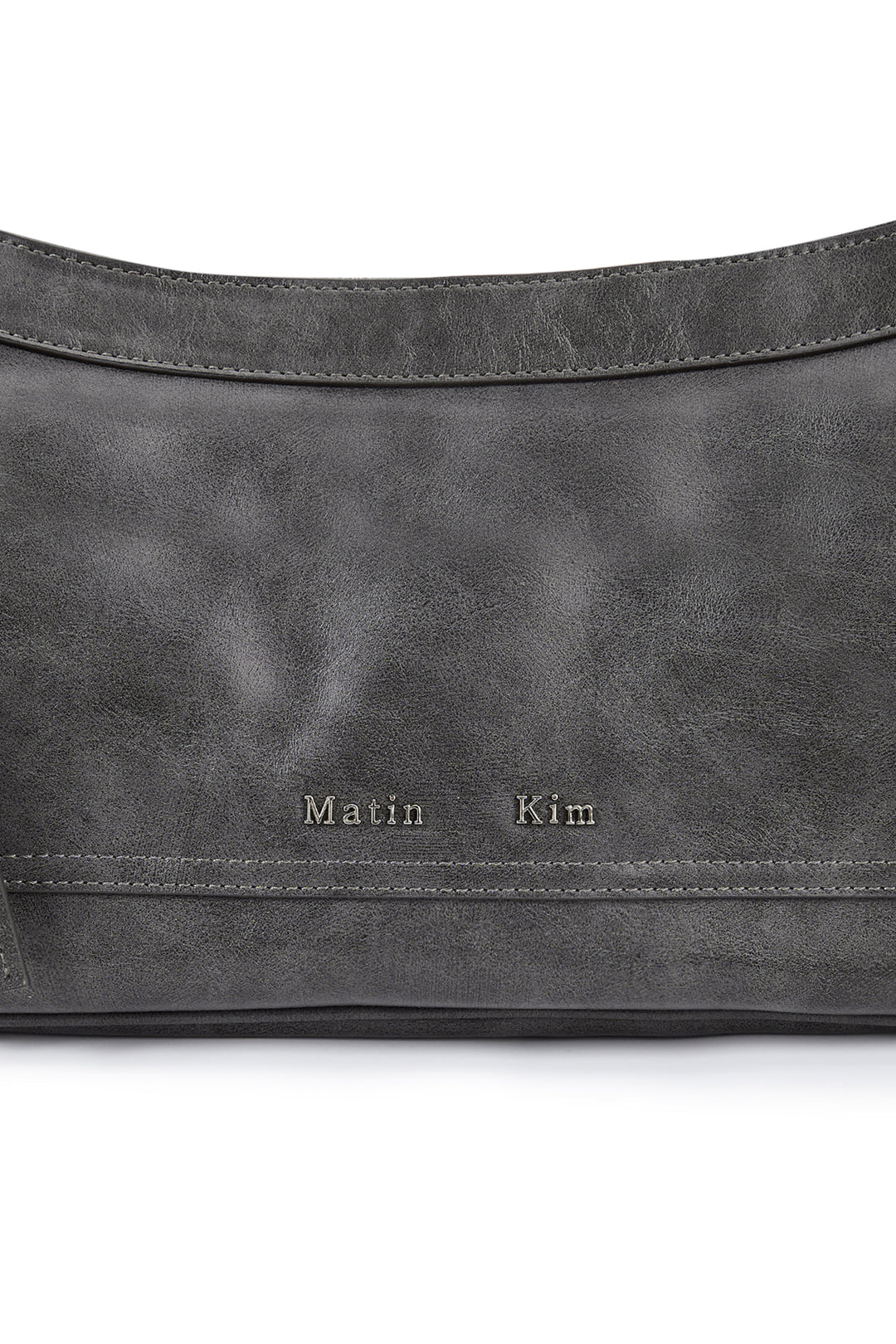 Matin Kim Rivet Point Quad Shoulder Bag — Charcoal