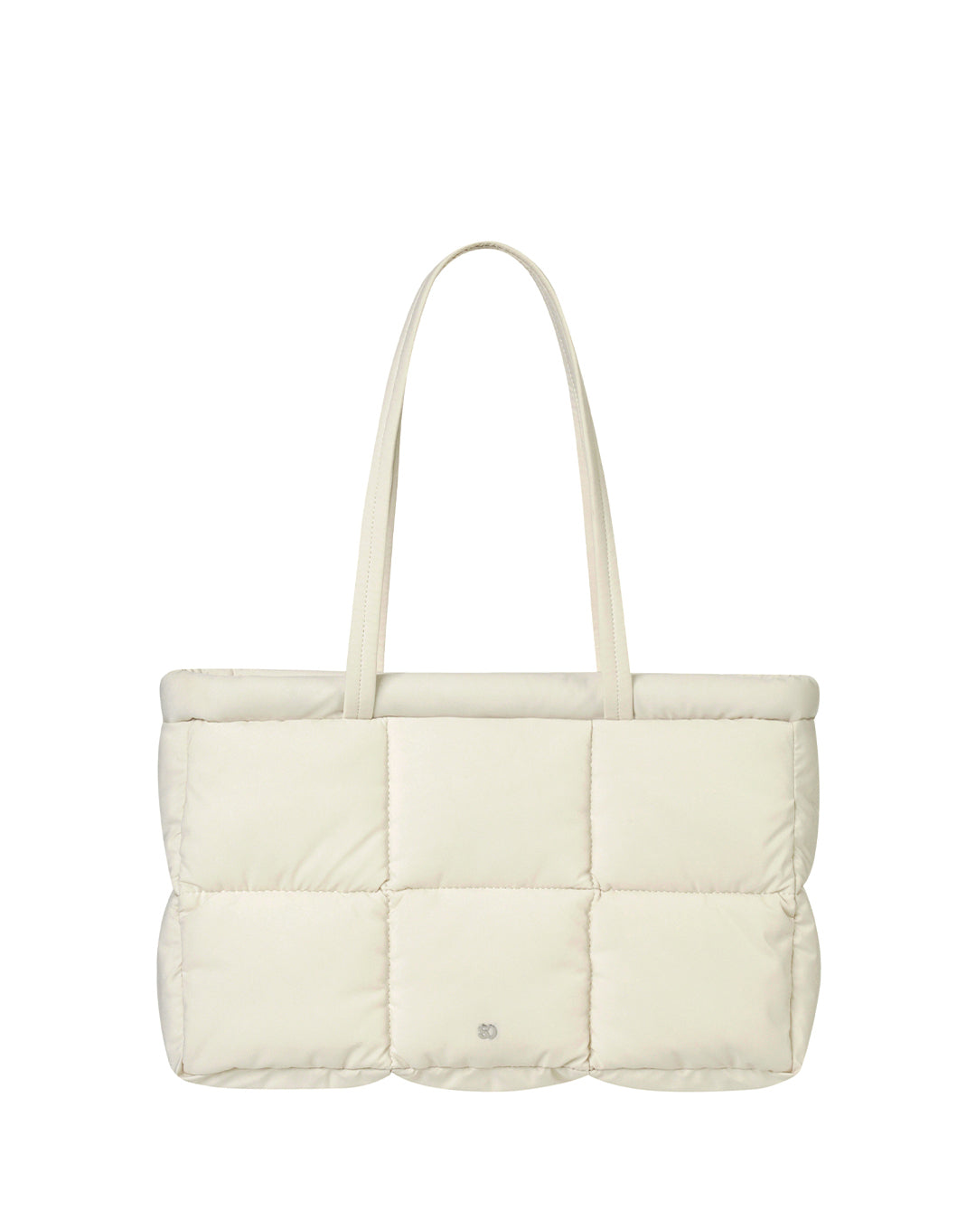 Stand Oil Bubble Bag — Padded Oblong Crossbody — Cream