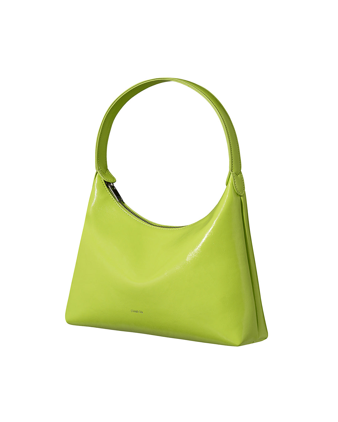 Stand Oil Plump Bag — Triangle Shoulder — Lime