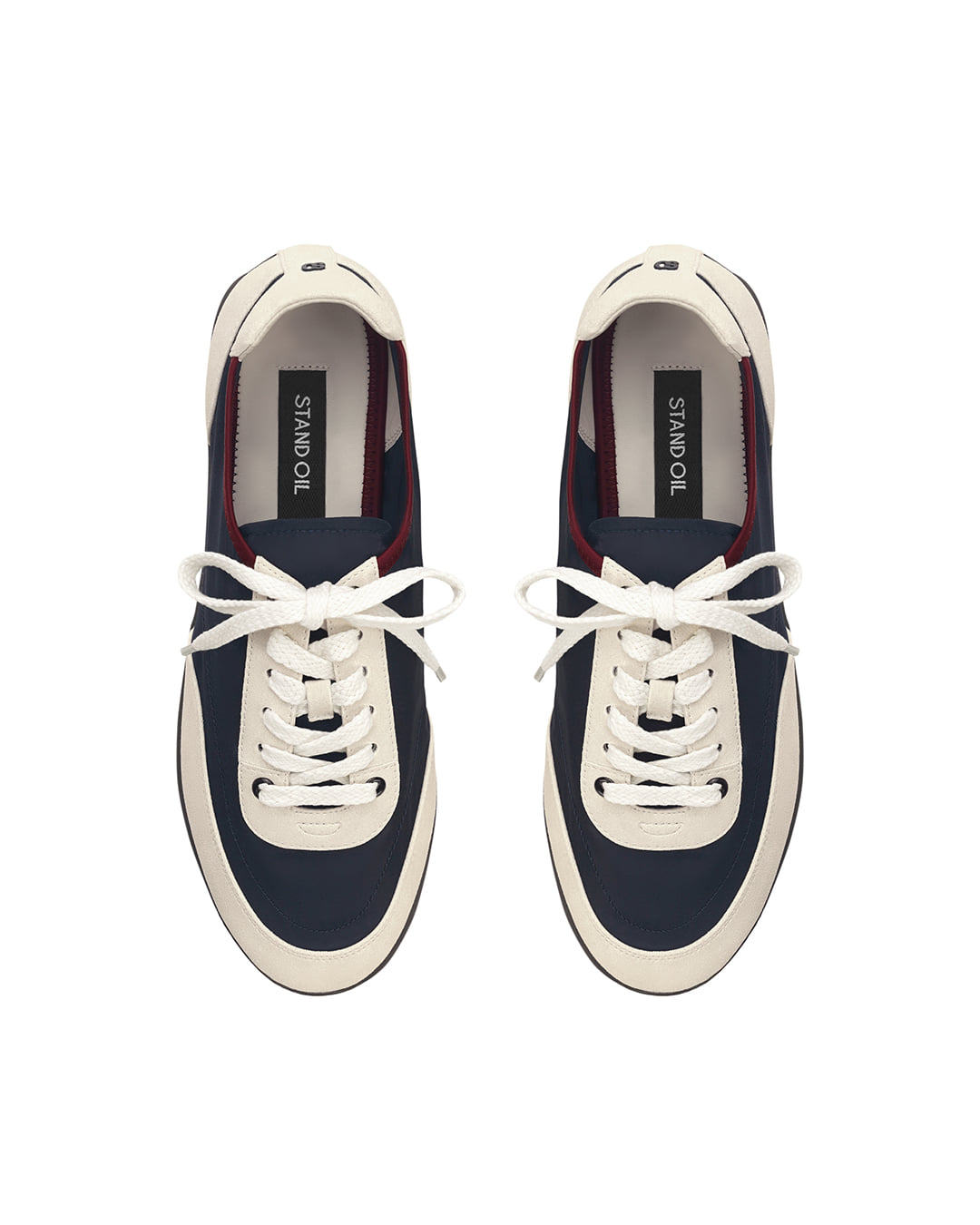 Stand Oil Sophie Flat Sneaker — Navy Combo