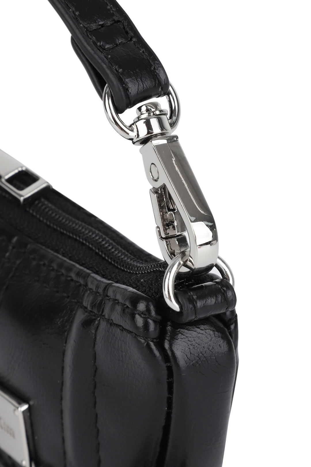 Matin Kim Half Shirring Ribbon Charm — Black