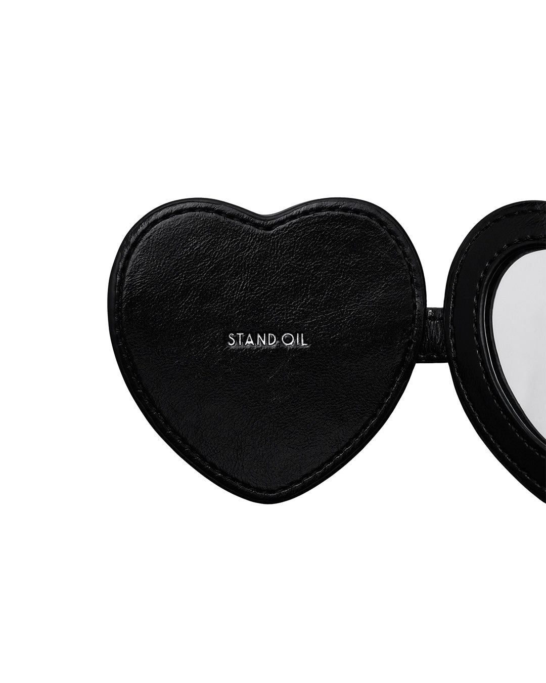 Stand Oil Belted Mirror Keyring — Black