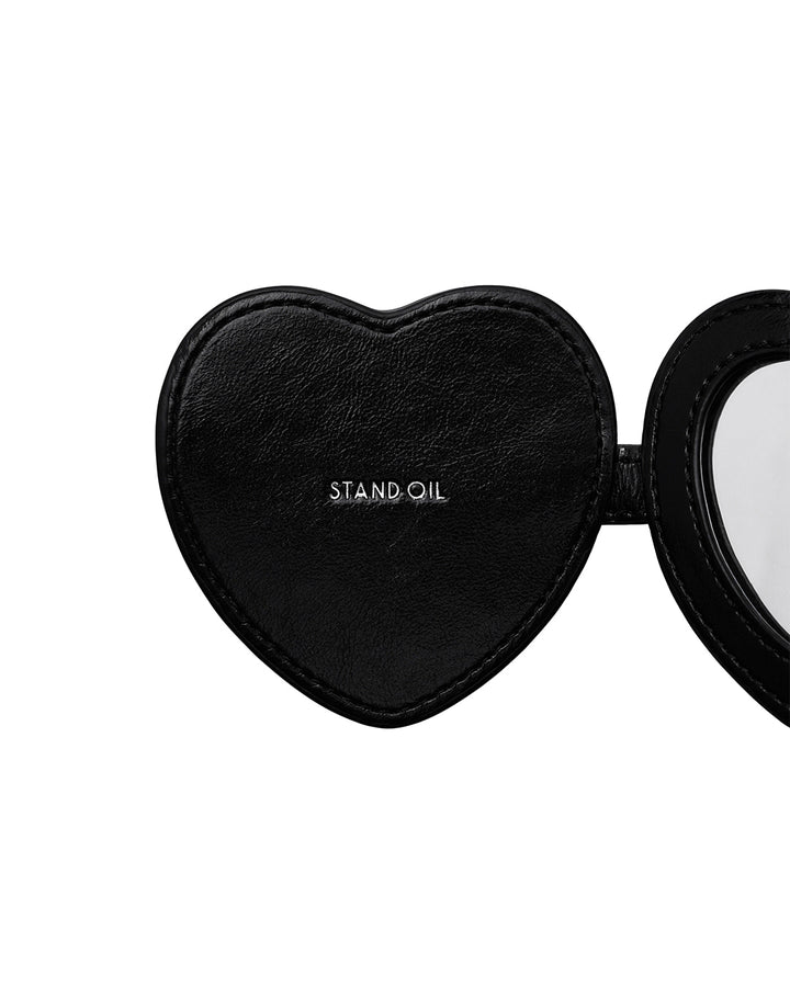 Stand Oil Belted Mirror Keyring — Black
