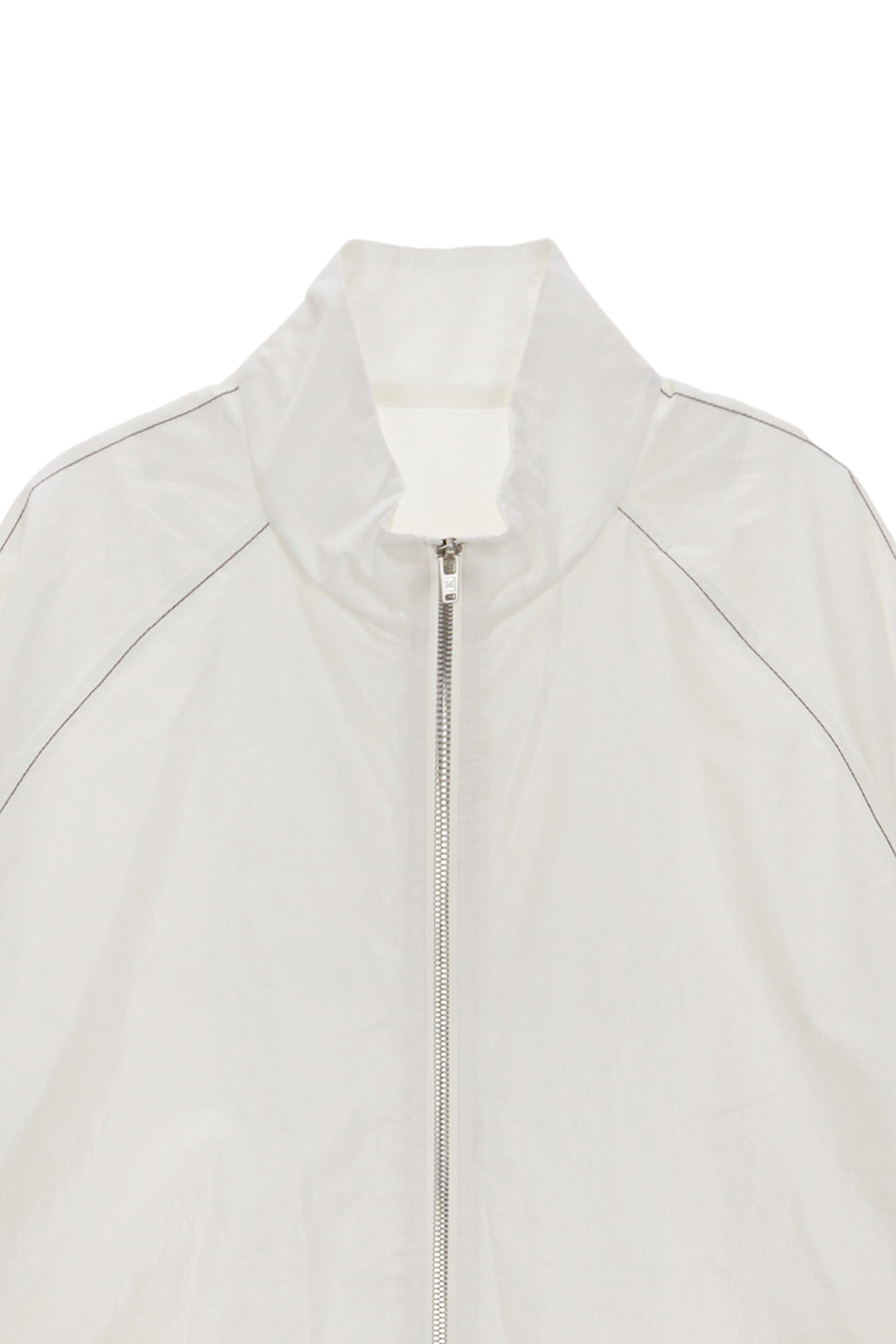 Matin Kim Logo Coating Jumper — Ivory