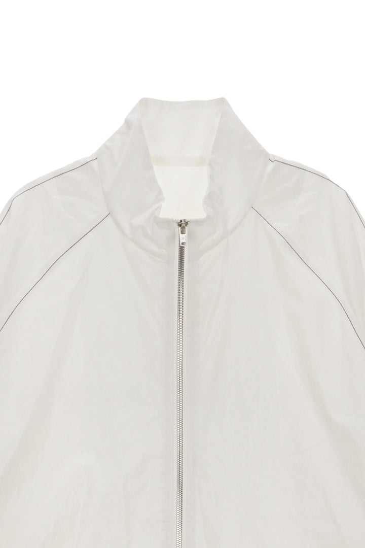 Matin Kim Logo Coating Jumper — Ivory