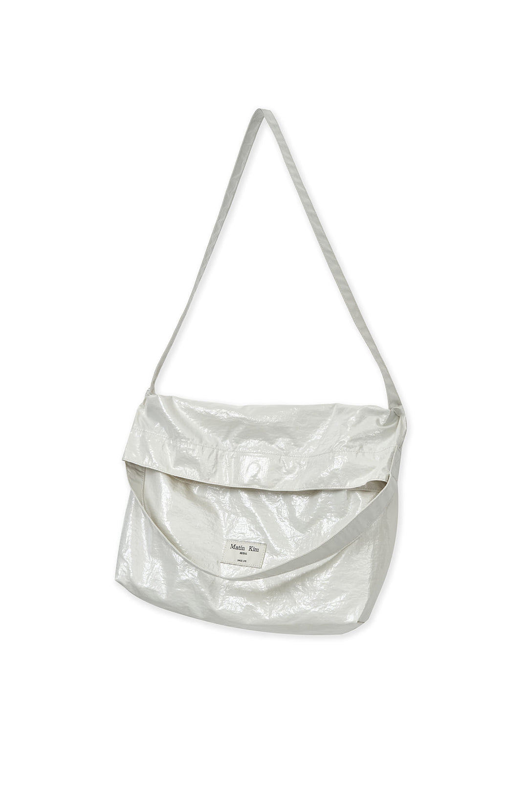 Matin Kim Glossy Light Two Way Bag — Ivory