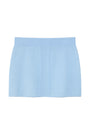 Matin Kim Two Tone Banding Knit Mini Skirt — Blue