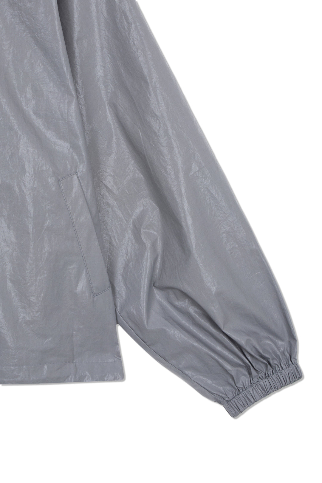 Matin Kim Logo Coating Jumper Dark — Gray