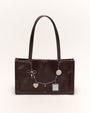 Stand Oil Oblong Bag — Structured Shoulder — Maroon