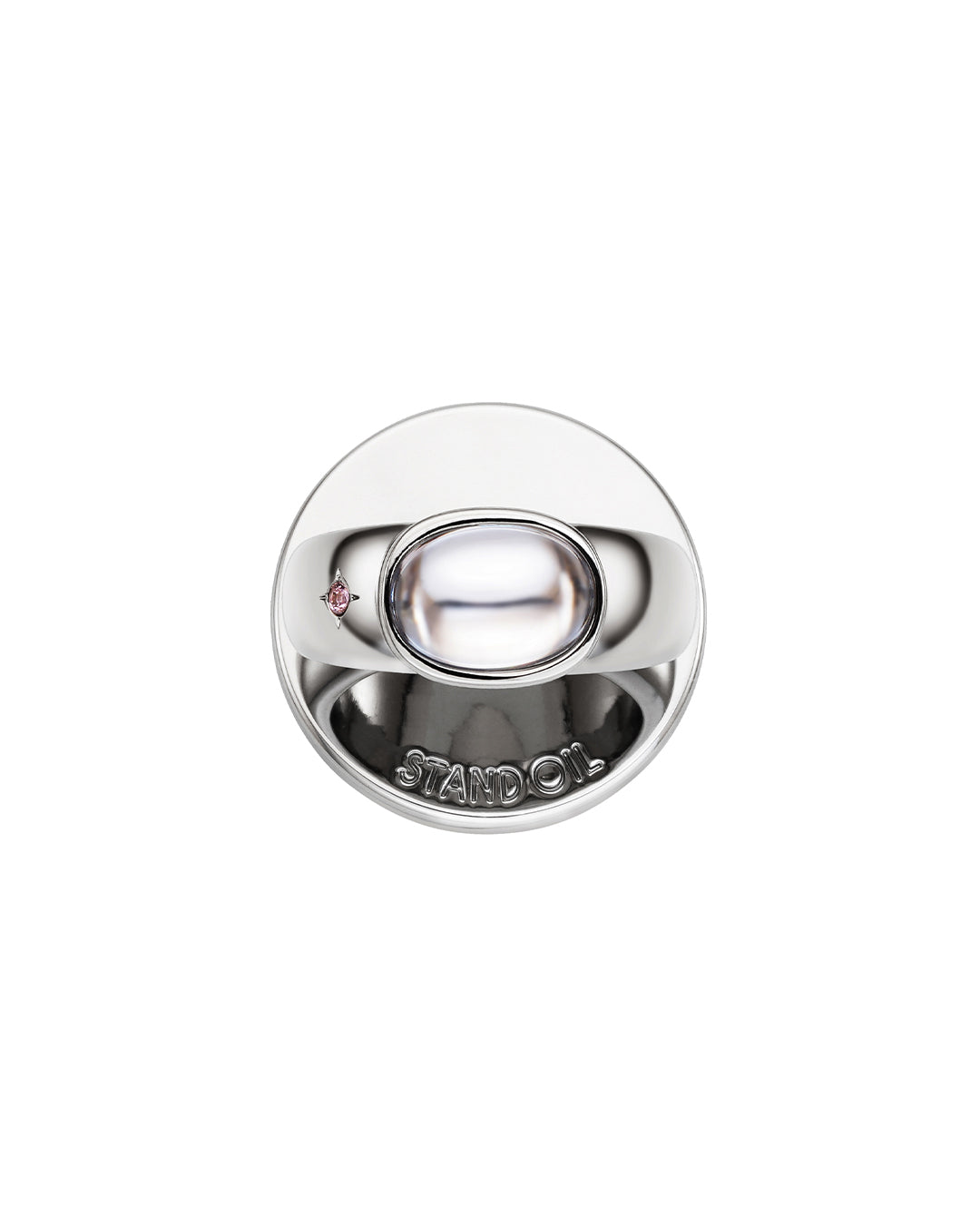 Stand Oil Bonbon Gripring — Candy-Inspired Bag Charm — Silver