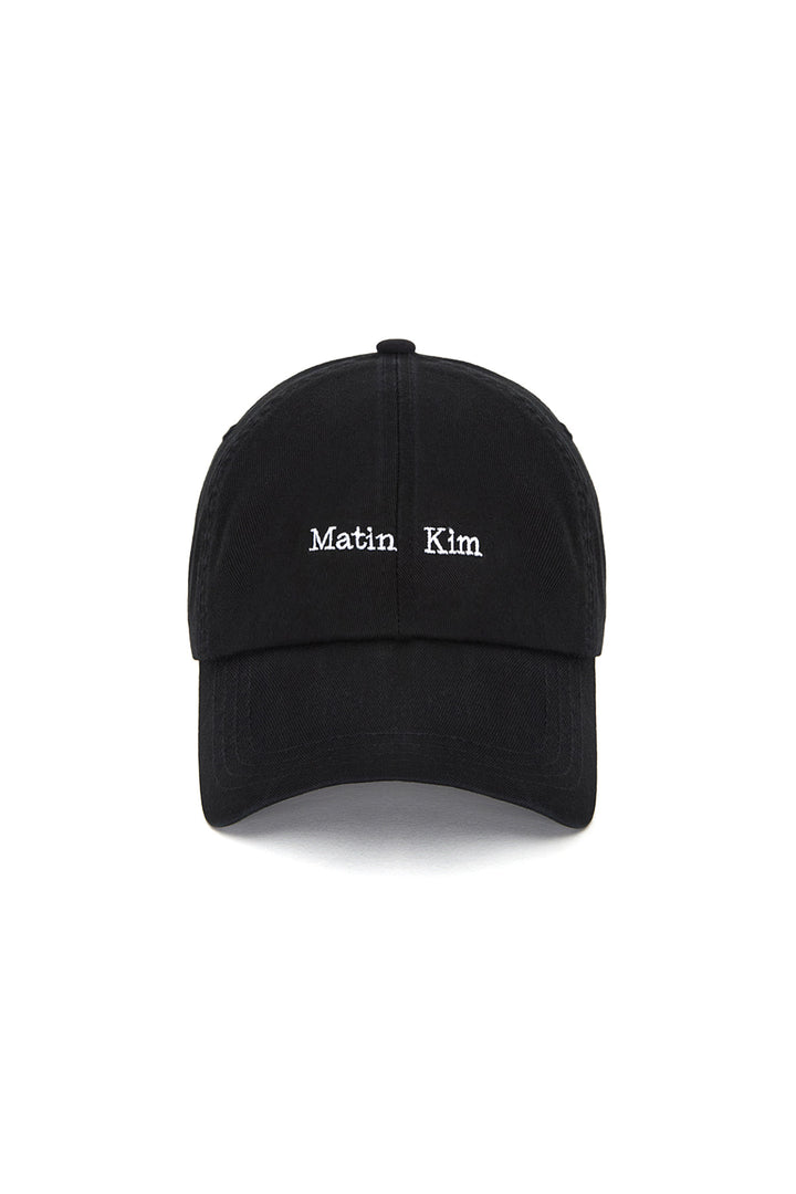 Matin Kim Mini Classic Logo Ball Cap — Black