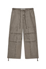 Matin Kim Patch Point Washed Cotton Pants — Brown