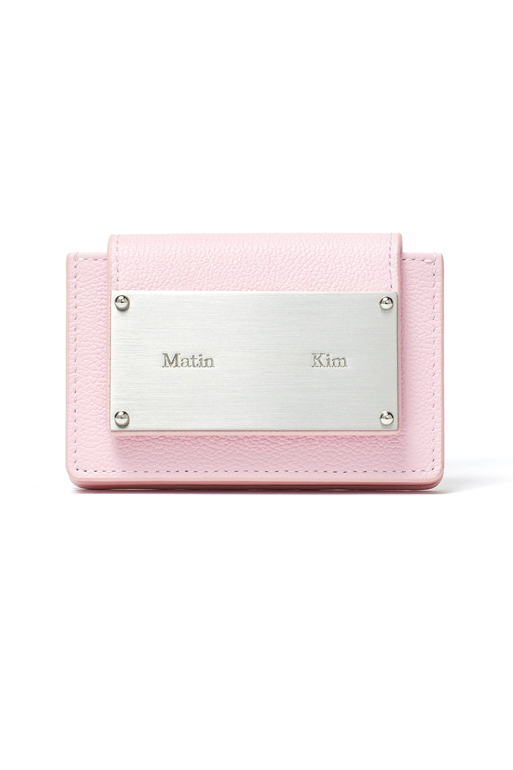 Matin Kim Accordion Wallet in Light — Pink