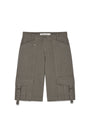 Matin Kim Semi Slimfit Bermuda Pants — Khaki