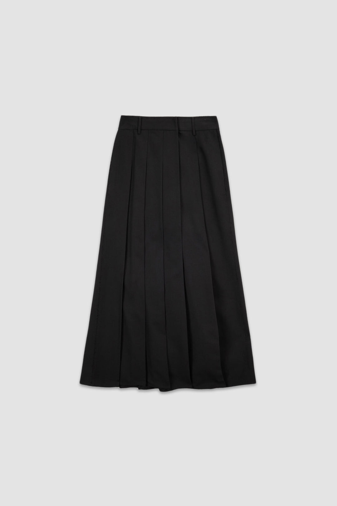 KIMMATIN Unbalance Pleats Pants — Black