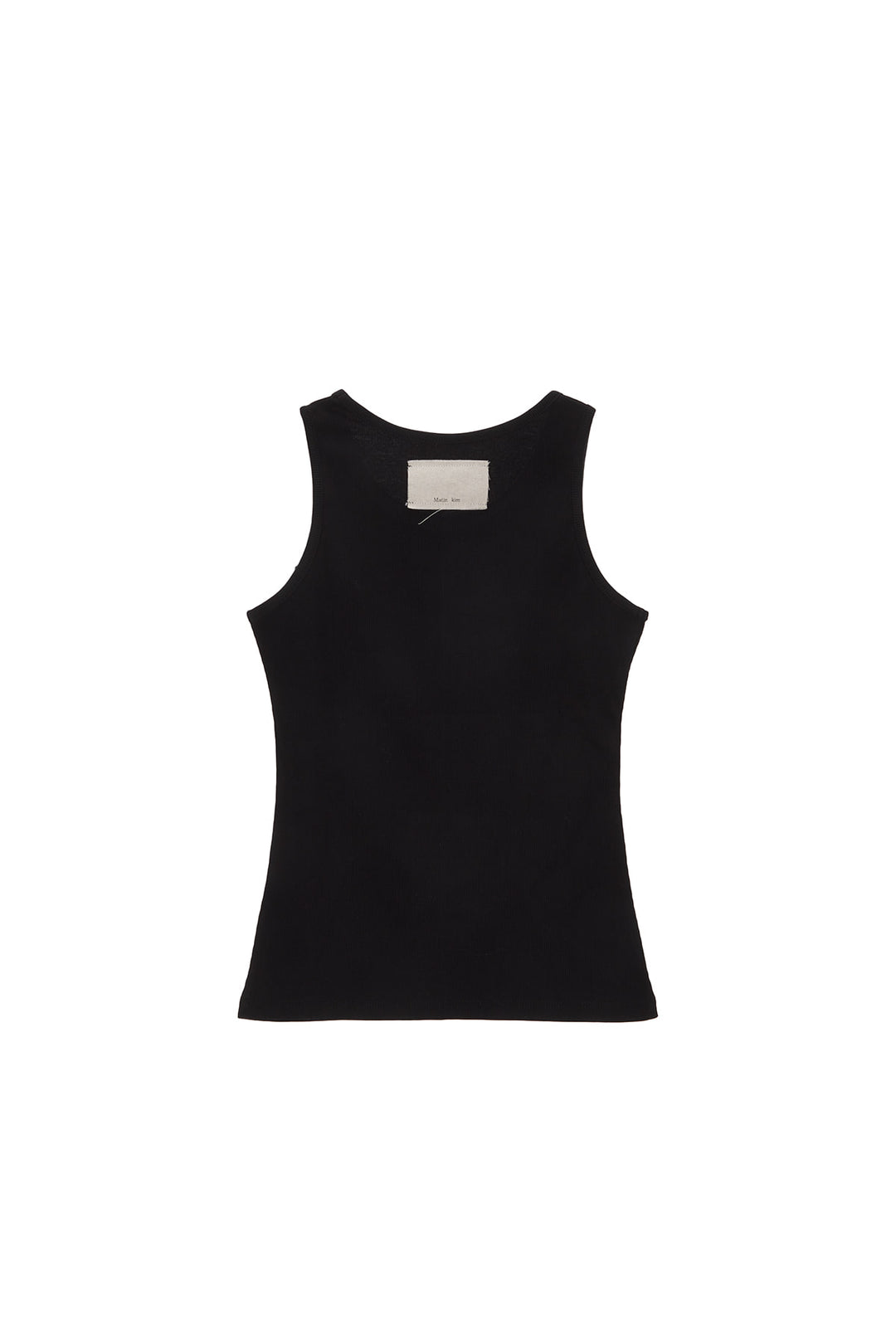 Matin Kim Pintuck Sleeveless Top — Black