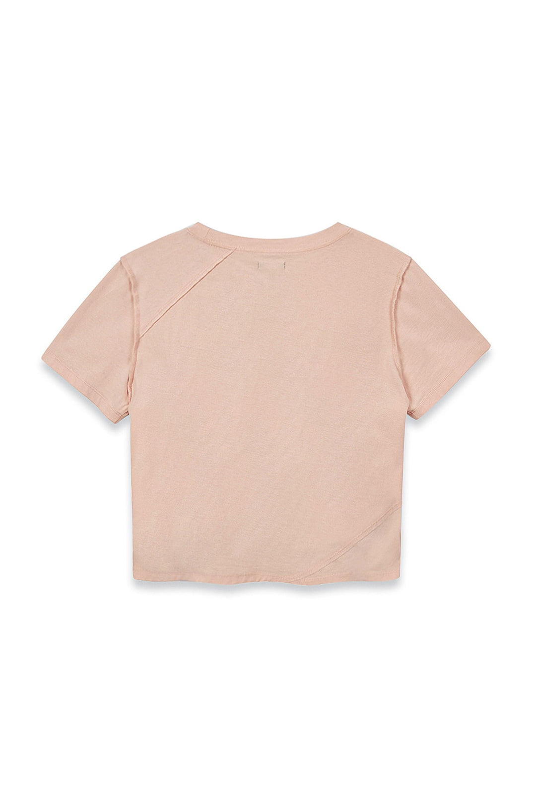 Matin Kim Diagonal Logo Reversible Crop Top — Orange
