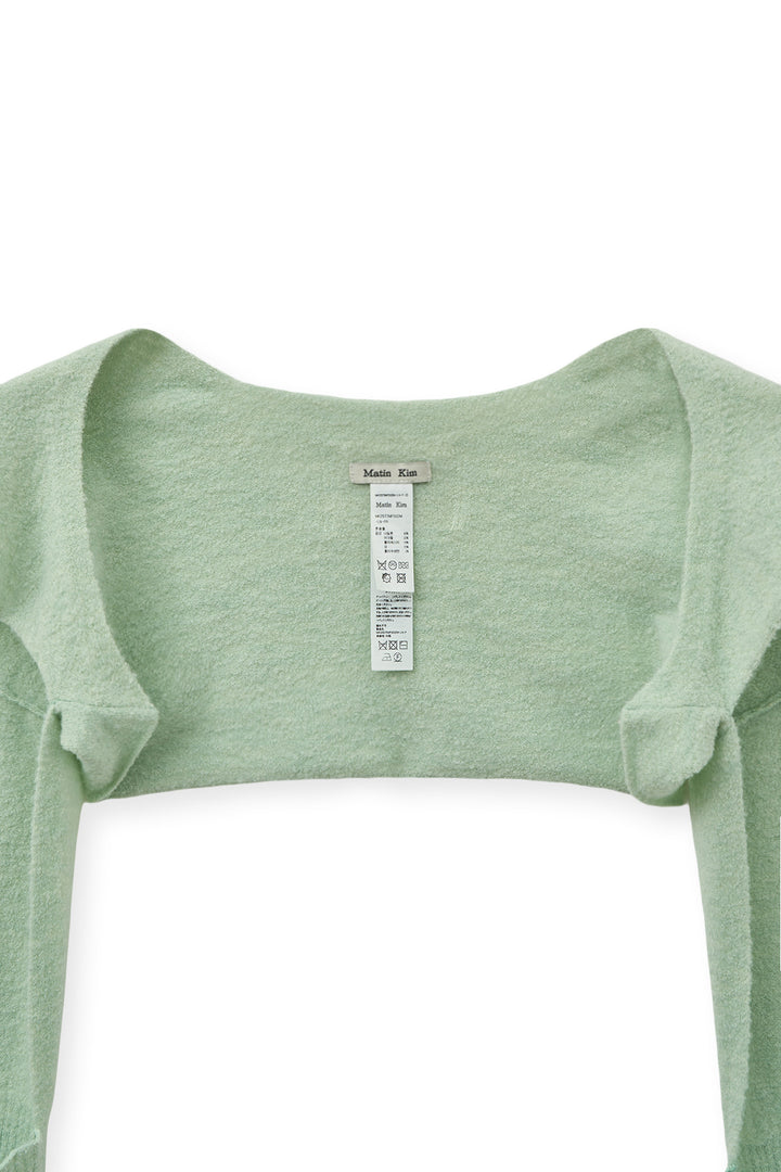 Matin Kim Bolero Knit Muffler Light — Green